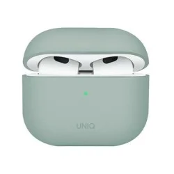 Uniq Lino Hybrid Liquid Silicon Case For Airpods 4Th Gen Case - Green